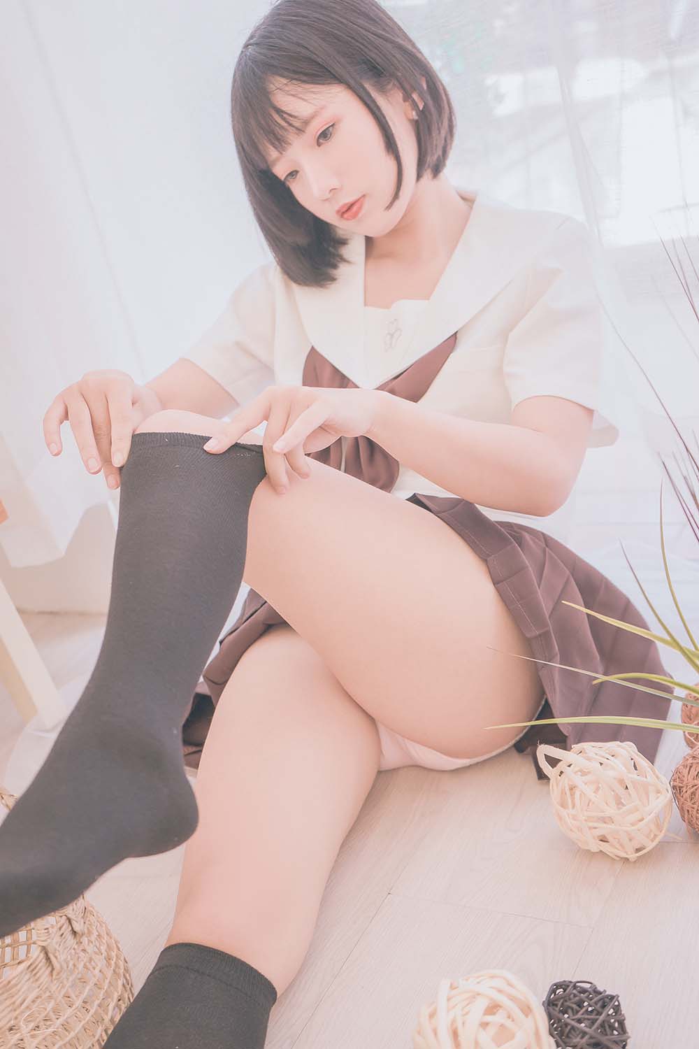 Messie Huang写真 – Birthday Seifuku