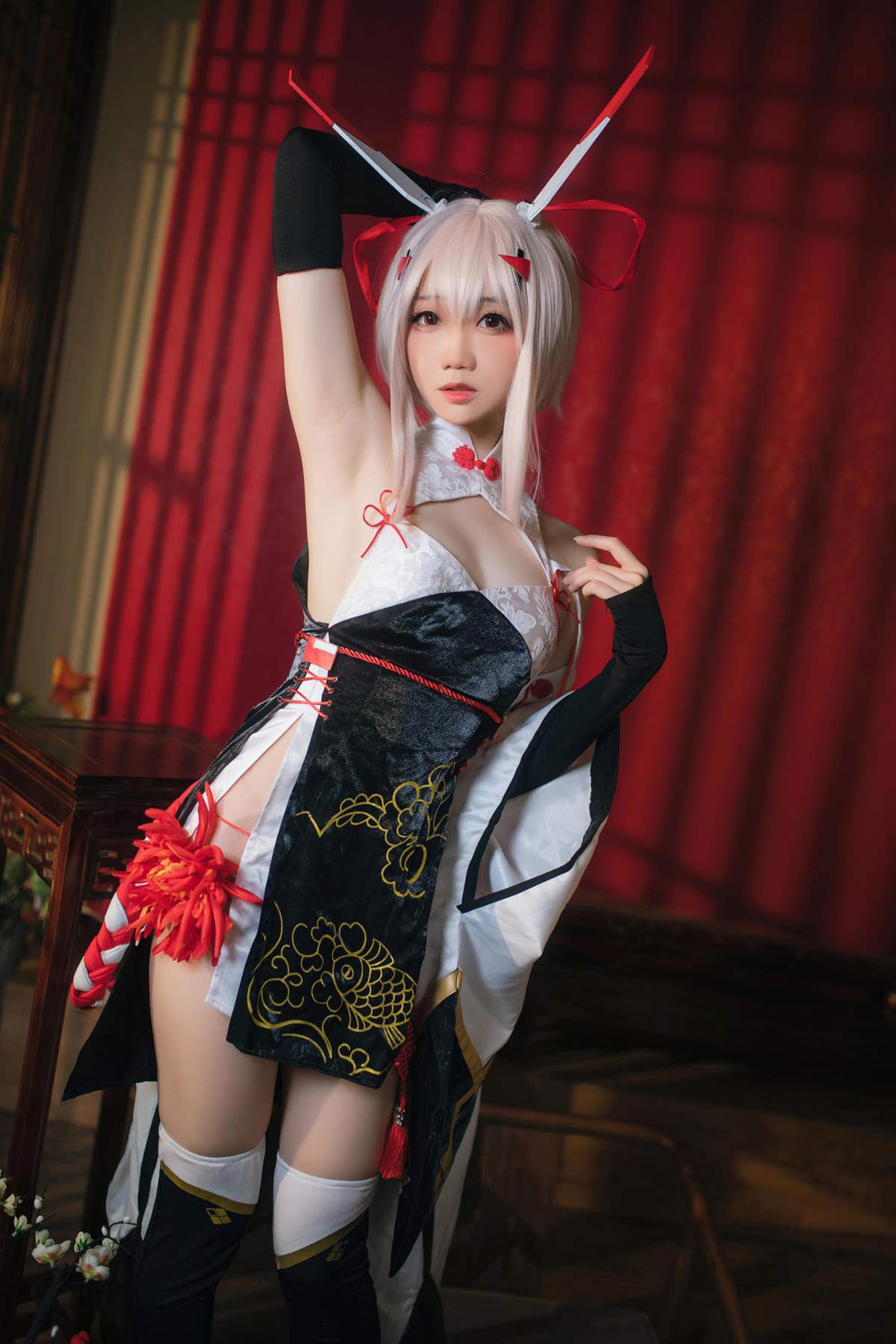 焖焖碳 – 碧蓝航线 绫波旗袍 新岁之鬼神